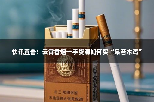 快讯直击！云霄香烟一手货源如何买“呆若木鸡”